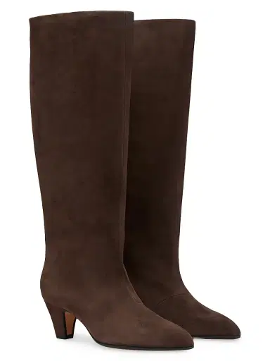 BALLY Women's Main Arval Suede Knee-High Boots - Ebano - Size 5 | Thumbnail 2 BALLY Women's Main Arval Suede Knee-High Boots - Ebano - Size 5 | Thumbnail 2