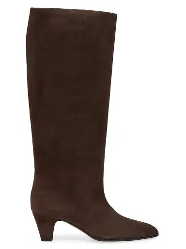 BALLY Women's Main Arval Suede Knee-High Boots - Ebano - Size 5 | Thumbnail 1 BALLY Women's Main Arval Suede Knee-High Boots - Ebano - Size 5 | Thumbnail 1