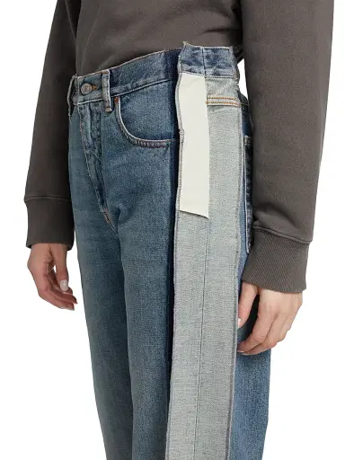 MM6 MAISON MARGIELA Women's Straight-Leg Paneled Jeans | Thumbnail 6 MM6 MAISON MARGIELA Women's Straight-Leg Paneled Jeans | Thumbnail 6
