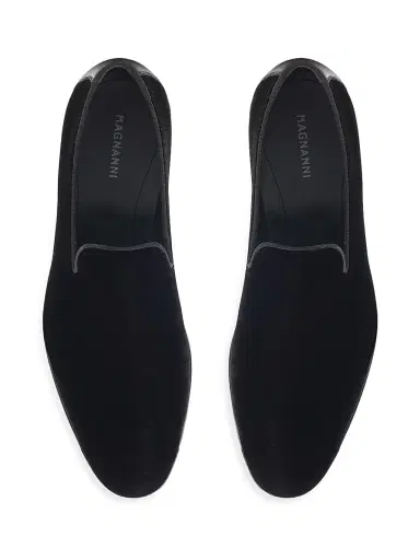 Magnanni Men's Jareth Velvet Loafers | Thumbnail 3
