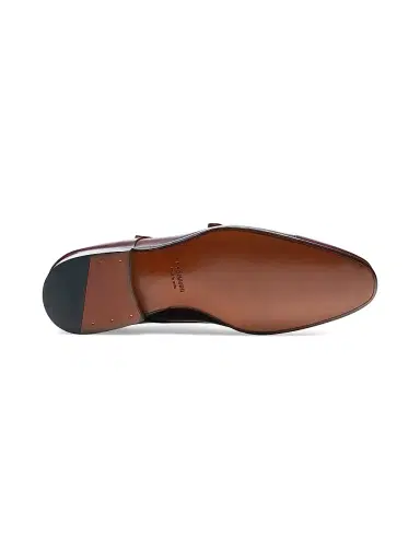 Magnanni Men's Tinos Double-Buckle Leather Loafers - Cognac | Thumbnail 3 Magnanni Men's Tinos Double-Buckle Leather Loafers - Cognac | Thumbnail 3