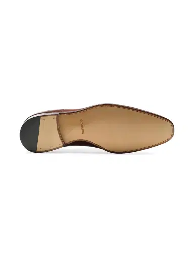 Magnanni Men's Fleur II Leather Loafers - Tabaco | Thumbnail 4 Magnanni Men's Fleur II Leather Loafers - Tabaco | Thumbnail 4
