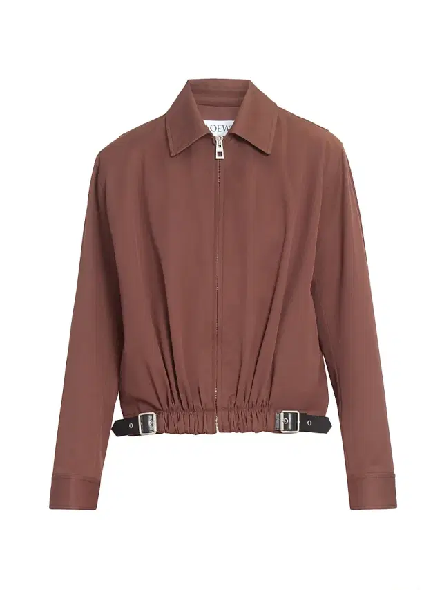 Women's Belted Jacket - Coffee