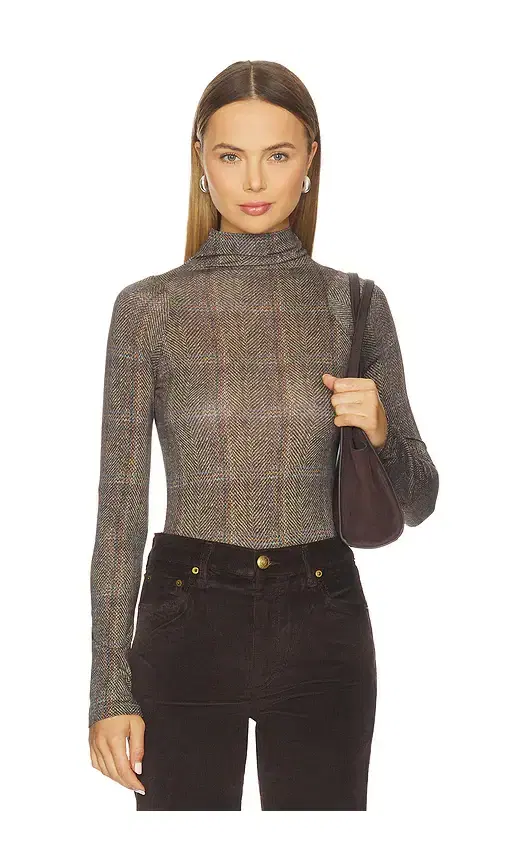 Rag & Bone Shaw Paneled Turtleneck Tee