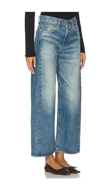 Moussy Vintage Bayard Side Line Cocoon Jeans | Thumbnail 2