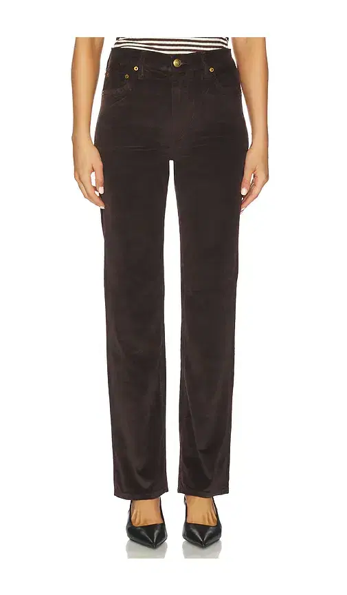 Rag & Bone Harlow Mid-Rise Straight Pant