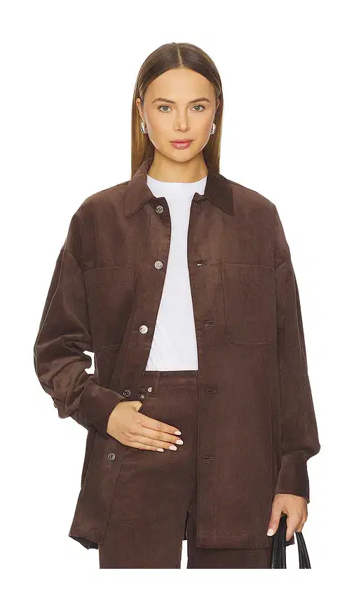SEROYA April Corduroy Shacket