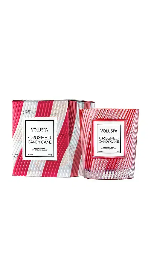 Voluspa Crushed Candy Cane 6.5oz Classic Candle