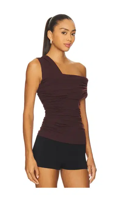 susana monaco One Arm Gathered Top | Thumbnail 2