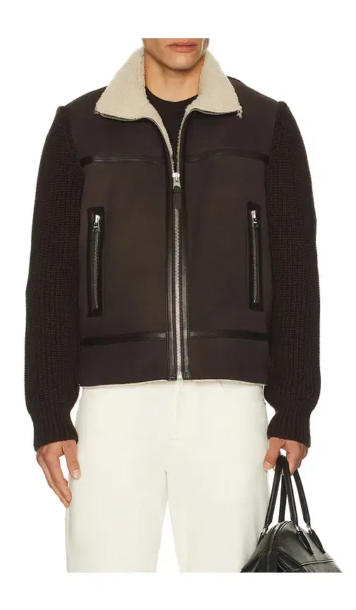 Jonathan Suede Full Zip Jacket