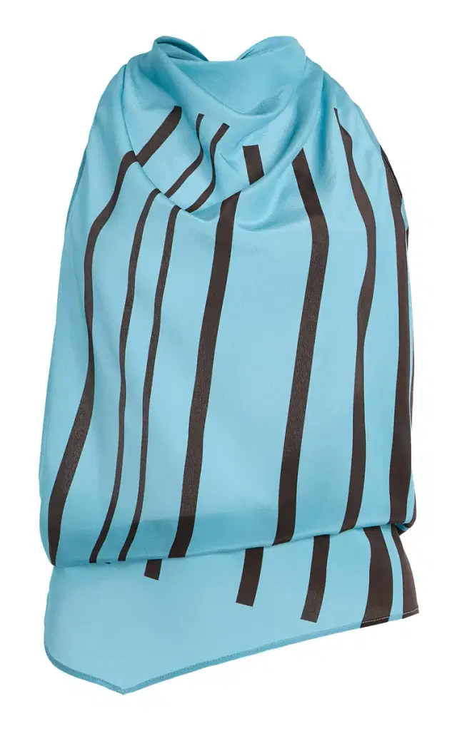Rioja Crepe Scarf Top