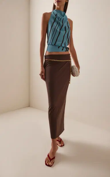 SIR. Matheo Midi Skirt | Thumbnail 2 SIR. Matheo Midi Skirt | Thumbnail 2