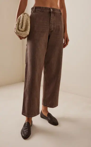 Bottega Veneta Washed Cotton Cargo Jeans | Thumbnail 3 Bottega Veneta Washed Cotton Cargo Jeans | Thumbnail 3
