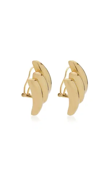 Anita Ko 18K Yellow Gold Large Claire Earrings | Thumbnail 3 Anita Ko 18K Yellow Gold Large Claire Earrings | Thumbnail 3