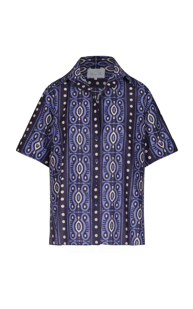 Johanna Ortiz Salty Promises Cotton Poplin Shirt
