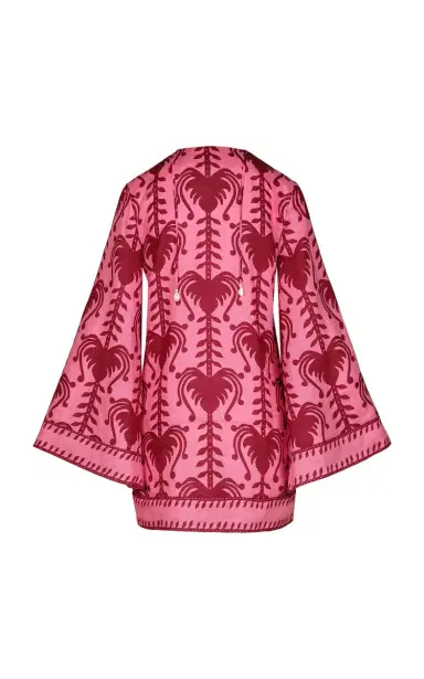Johanna Ortiz Wild Savannah Printed Linen Mini Dress | Thumbnail 6