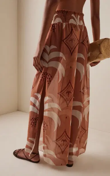 Johanna Ortiz In Eternity Eco-Georgette Wide-Leg Pants | Thumbnail 4