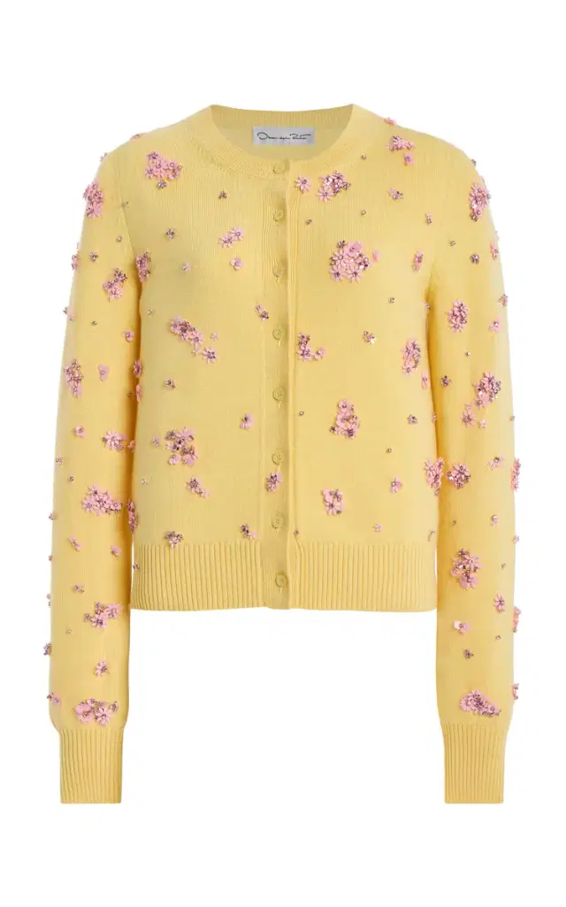 Embellished Wool Cardigan