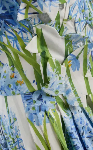 Oscar de la Renta Appliqued Allium-Printed Cotton-Poplin Midi Dress | Thumbnail 6 Oscar de la Renta Appliqued Allium-Printed Cotton-Poplin Midi Dress | Thumbnail 6