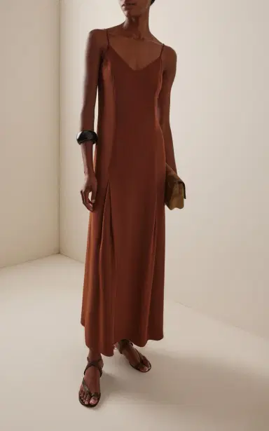 Jenni Kayne Florence Crepe Maxi Slip Dress | Thumbnail 2 Jenni Kayne Florence Crepe Maxi Slip Dress | Thumbnail 2