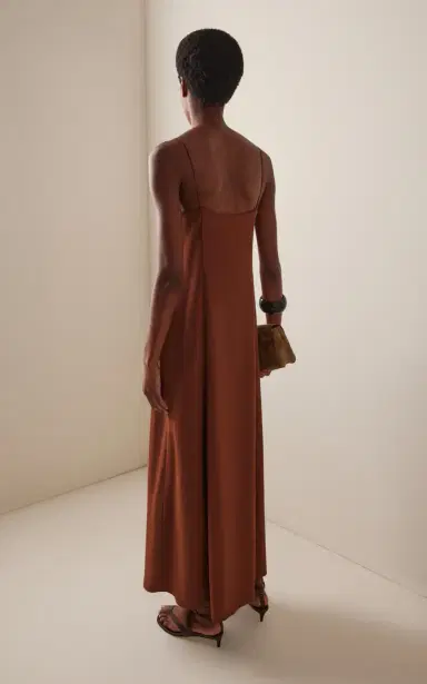 Jenni Kayne Florence Crepe Maxi Slip Dress | Thumbnail 4 Jenni Kayne Florence Crepe Maxi Slip Dress | Thumbnail 4