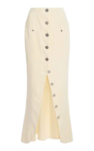 Wiederhoeft Tulip Denim Maxi Skirt | Thumbnail 1 Wiederhoeft Tulip Denim Maxi Skirt | Thumbnail 1