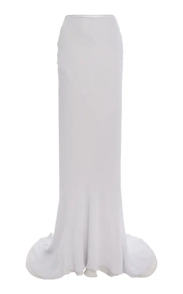 Wiederhoeft Gallery Bias-Cut Silk Skirt