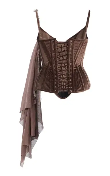 Wiederhoeft Salon Crystal-Embellished Velvet Corset | Thumbnail 5