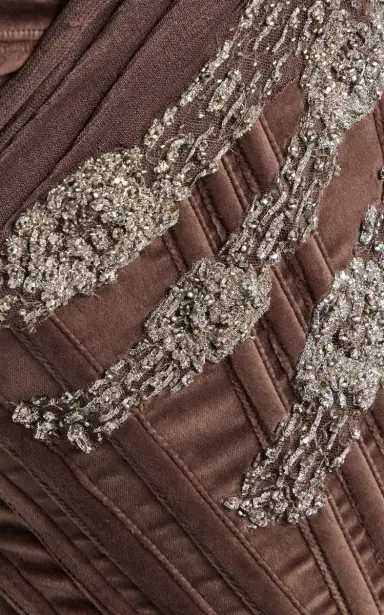 Wiederhoeft Salon Crystal-Embellished Velvet Corset | Thumbnail 6