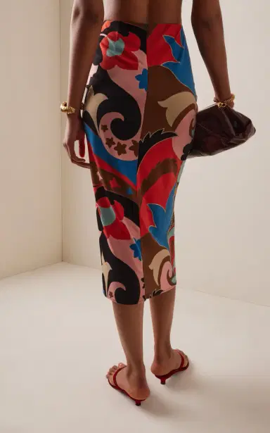 Etro Printed Jersey Sarong Midi Skirt | Thumbnail 5 Etro Printed Jersey Sarong Midi Skirt | Thumbnail 5