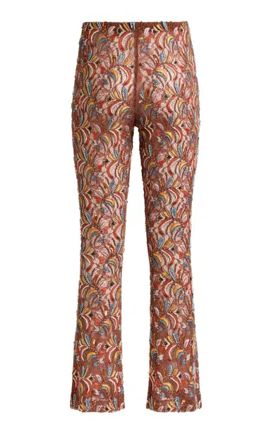 Etro Embroidered Lace Straight-Leg Pants | Thumbnail 5