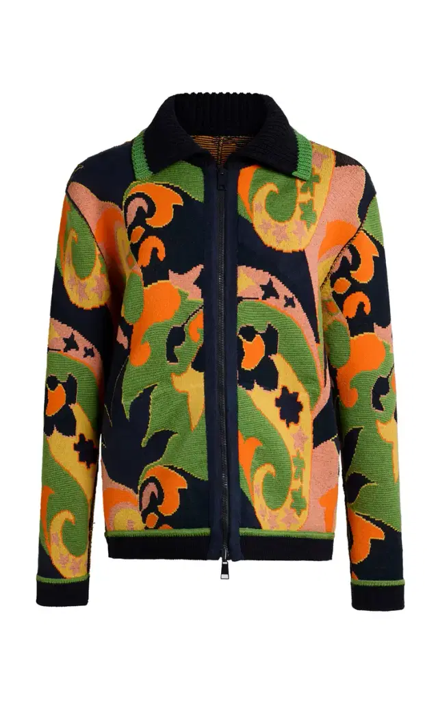 Etro Zipped Knit Cardigan
