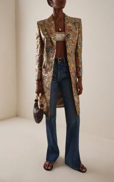 Etro Lightweight Brocade Coat | Thumbnail 2 Etro Lightweight Brocade Coat | Thumbnail 2