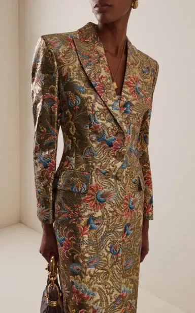 Etro Lightweight Brocade Coat | Thumbnail 3 Etro Lightweight Brocade Coat | Thumbnail 3