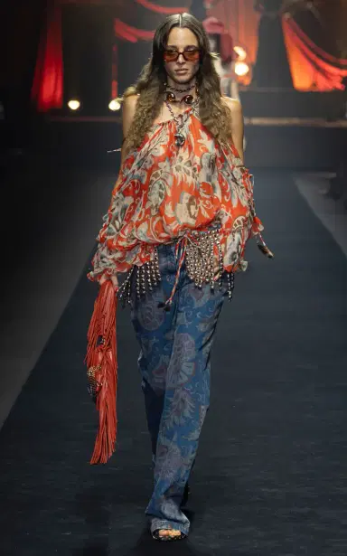 Etro Printed Rigid Low-Rise Straight-Leg Jeans | Thumbnail 4
