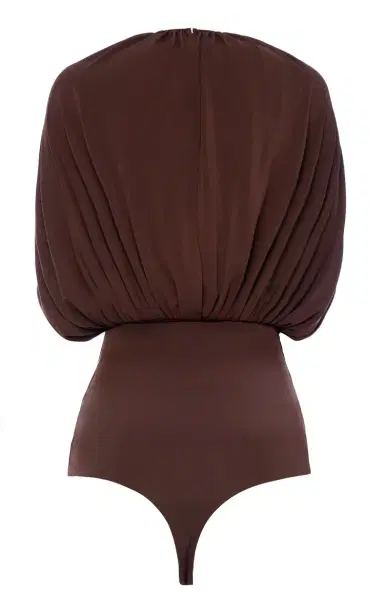 DES_PHEMMES Cape-Sleeve Bodysuit | Thumbnail 5