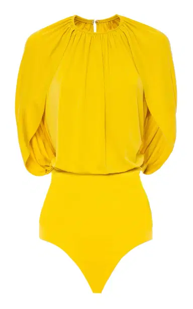 DES_PHEMMES Cape-Sleeve Bodysuit | Thumbnail 7