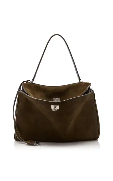Balenciaga Rodeo Medium Suede Handbag | Thumbnail 1 Balenciaga Rodeo Medium Suede Handbag | Thumbnail 1