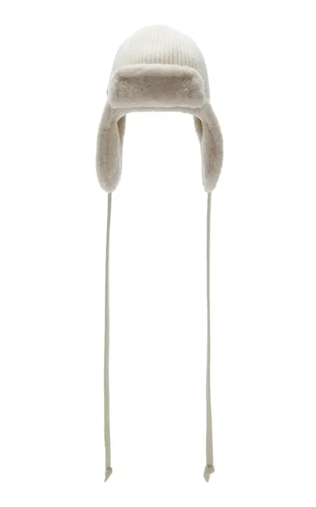 Miu Miu Shearling-Lined Cashmere-Wool Hat