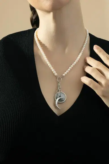 MONICA RICH KOSANN Pearl Two Station Necklace | Thumbnail 2 MONICA RICH KOSANN Pearl Two Station Necklace | Thumbnail 2