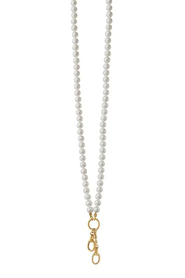 MONICA RICH KOSANN Pearl Two Station Necklace