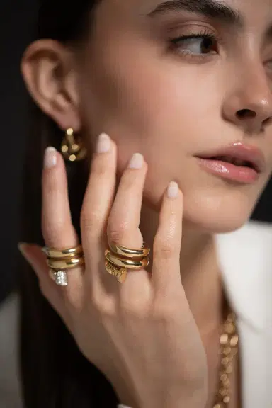 DAVID WEBB Polished Gold Nail Ring | Thumbnail 2 DAVID WEBB Polished Gold Nail Ring | Thumbnail 2