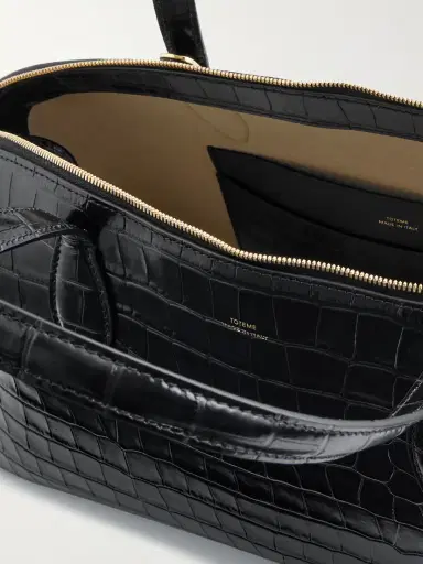 TOTEME Croc-effect Leather Tote | Thumbnail 5 TOTEME Croc-effect Leather Tote | Thumbnail 5