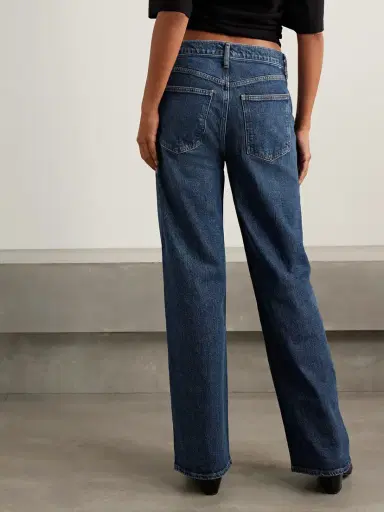 AGOLDE Harper Mid-rise Wide-leg Jeans | Thumbnail 4