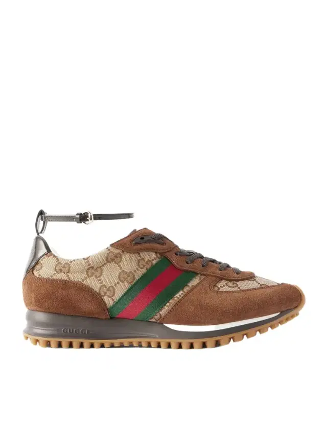 Re-motion Suede, Canvas-jacquard And Patent-leather Sneakers