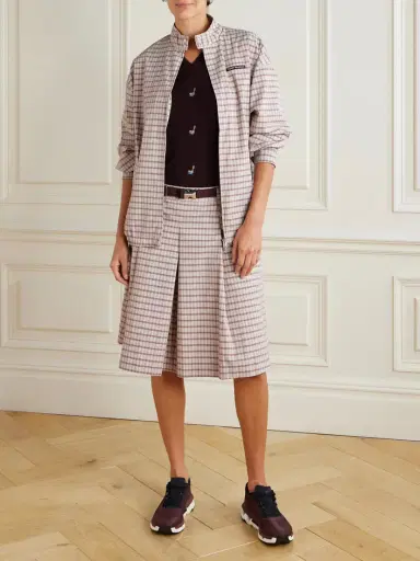 Tory Sport Checked Twill Jacket | Thumbnail 2 Tory Sport Checked Twill Jacket | Thumbnail 2