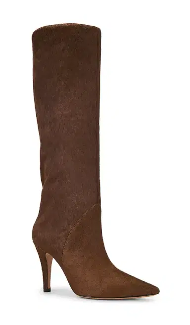 Lola Cruz Pony Hair Knee High Boot | Thumbnail 2