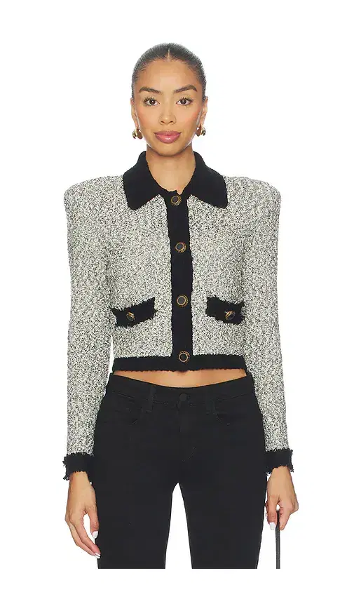 L'AGENCE Arielle Collared Jacket