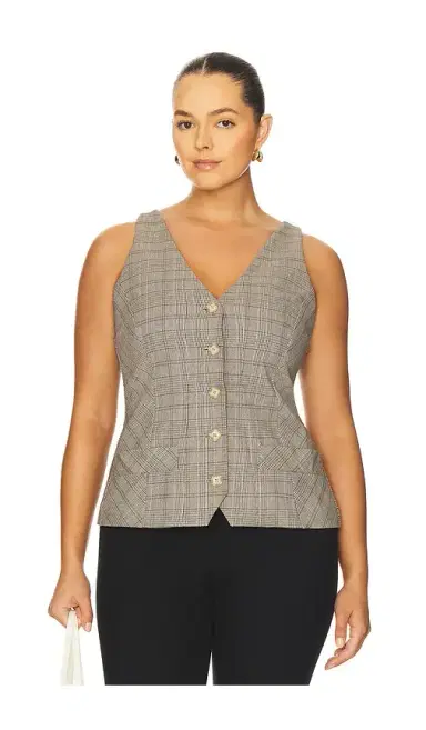 GOOD AMERICAN Plaid Vest | Thumbnail 2 GOOD AMERICAN Plaid Vest | Thumbnail 2