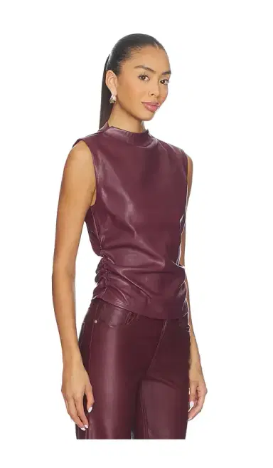 Hudson Jeans Faux Leather Top | Thumbnail 2 Hudson Jeans Faux Leather Top | Thumbnail 2